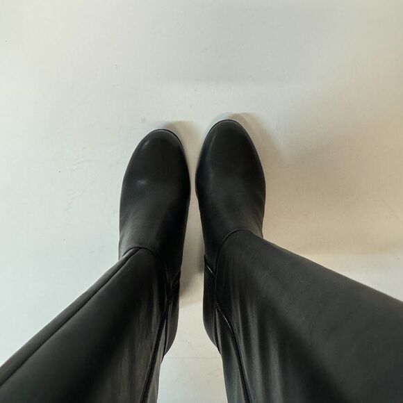 Giani Bernini Womens 9.5 M Black Zip Up Knee High Heel Boots NIB ZV0 - Picture 6 of 6